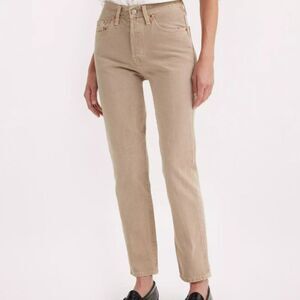 Levi's 501® Original Fit Women's Jeans in Tan Size 32x28 NWT